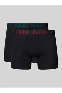 Obcisłe bokserki z elastycznym paskiem z logo w zestawie 2 szt - Puma - Majtki damskie - miniaturka - grafika 1