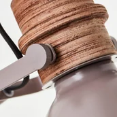 Lampy stojące - Lampa stołowa Erena, głowica wychylana, taupe - miniaturka - grafika 1