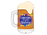Balony i akcesoria - Balon foliowy Kufel Piwa - 51x74 cm - 1 szt. - miniaturka - grafika 1