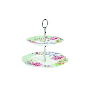 Nuova Cer R2S patera dwupoziomowa biały śr. 20/26 cm 1059 CHI - Tace i patery - miniaturka - grafika 1