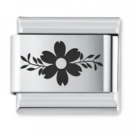 Charmsy - Murrano ITALIAN CHARMS Symbole Roślinne Fiołek IH-224 - miniaturka - grafika 1
