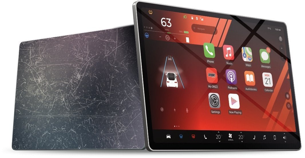 GrizzGlass Folia ceramiczna CarDisplay Protection do Audi RS3 8P Android Radio 2011-2012