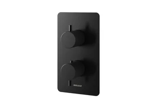 Kohlman Axel Black Bateria wannowa podtynkowa termostatyczna czarny mat QW432AB - Baterie podtynkowe - miniaturka - grafika 1