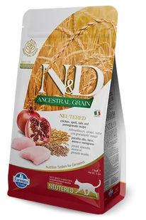 Farmina N&D Low Grain Chicken&Pomegrante Adult 5 kg - Sucha karma dla kotów - miniaturka - grafika 1
