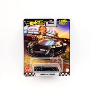 HOT WHEELS Premium '16 Bugatti Chiron Boulevard #122 - Samochody i pojazdy dla dzieci - miniaturka - grafika 1