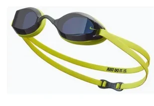 Nike, okulary do pływania, unisex, zielone, NESSD131 - Pływanie - miniaturka - grafika 1