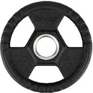 Pozostały sprzęt siłowy - HMS TOH05 CZARNY TALERZ OLIMPIJSKI ŻELIWNY 5 KG - miniaturka - grafika 1