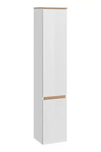 Comad Platinum szafka 176 cm boczna wysoka wisząca Biel Alpejska/Dąb Craft złoty PLATINUM800FSC - Szafki łazienkowe - miniaturka - grafika 2