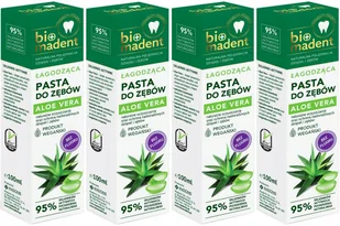 PASTA DO ZĘBÓW WRAŻLIWYCH BEZ FLUORU ŁAGODZĄCA ALOE VERA BIO MADENT 100ml - Pasty do zębów - miniaturka - grafika 1