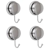 Wieszaki łazienkowe - Yoka, Wieszak łazienkowy na przyssawkę, uchwyt na ręcznik, 4 szt. - miniaturka - grafika 1