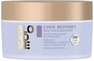 Maski do włosów - Schwarzkopf Schwarzkopf BLONDME Cool Blondes Neutralizing Maska neutralizująca do włosów blond 200ml 17131 - miniaturka - grafika 1