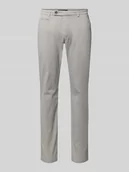 Spodnie męskie - Drobno fakturowane Chinosy z kieszeń z tyłu - miniaturka - grafika 1