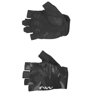 Męskie Rękawice NORTHWAVE ACTIVE SHORT FINGER GLOVE C89202324_95 – Czarny - Rękawiczki rowerowe - miniaturka - grafika 1