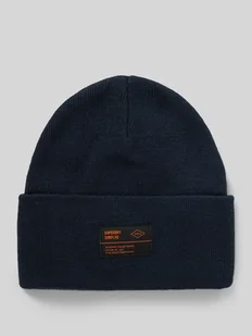 Czapka beanie z naszywką z logo model ‘WORKWEAR’ - Czapki męskie - miniaturka - grafika 1