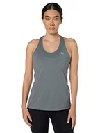 Koszulki i topy damskie - Under Armour Hg Armour Racer damski tank top, Skok szary jasny wrzosowy/metaliczny srebrny, M 1328962-012-M - miniaturka - grafika 1