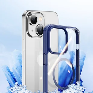 Dux Ducis Clin2 etui iPhone 14 magnetyczny pokrowiec MagSafe niebieskie - Etui i futerały do telefonów - miniaturka - grafika 5