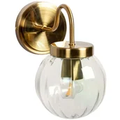 Lampy ścienne - Kinkiet wewnętrzny złoty klasyczny Abruzzo Simone E27 - miniaturka - grafika 1