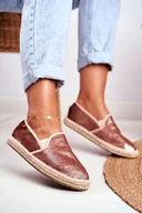 Espadryle damskie - Espadryle Damskie Pleciona Podeszwa Różowe Big Star DD274A163-37 - miniaturka - grafika 1