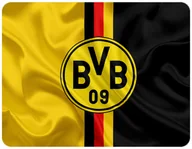 Podkładki pod mysz - PODKŁADKA POD MYSZKĘ BORUSSIA DORTMUND 23x19CM DO LAPTOPA - miniaturka - grafika 1
