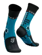 COMPRESSPORT Skarpetki biegowe zimowe PRORACING SOCKS WINTER TRAIL mosaic blue