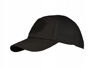 Czapka z daszkiem baseball siateczka MESH czarna Camo - Czapki męskie - miniaturka - grafika 1