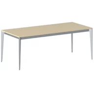 Stoły i stoliki do biura - B2B Partner Stół ACTION 2000 x 900 x 750 mm, brzoza 499089 - miniaturka - grafika 1