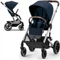 Wózki dziecięce - CYBEX BALIOS S LUX SILVER FRAME SPACEROWY Ocean Blue - miniaturka - grafika 1