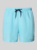 Kąpielówki męskie - Spodenki kąpielowe z elastycznym pasem - miniaturka - grafika 1