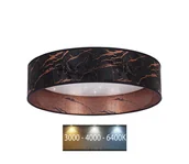 Lampy sufitowe - Brilagi - LED Plafon VELVET STAR LED/24W/230V śr. 40 cm czarny/miedź - miniaturka - grafika 1