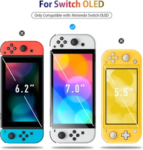 4x Szkło hartowane Nintendo Switch Oled zestaw + ramka montażowa - Akcesoria do Nintendo - miniaturka - grafika 5