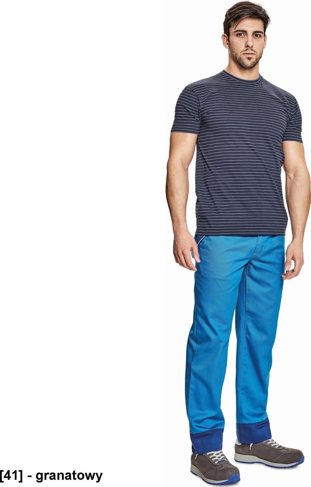 CERVA NOYO ESD - t-shirt - granatowy 3XL