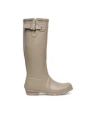 Kalosze damskie - Hunter Kalosze HFW-004 Beżowy - miniaturka - grafika 1