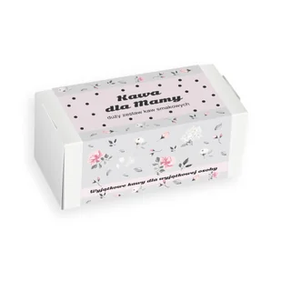 Gotowy zestaw prezentowy „dla Mamy“ kawa aromatyzowana PREMIUM różne smaki mix 20szt. prezent upominek na Dzień Matki dla ukochanej mamy kobiety dzi.. - Zestawy upominkowe - miniaturka - grafika 1