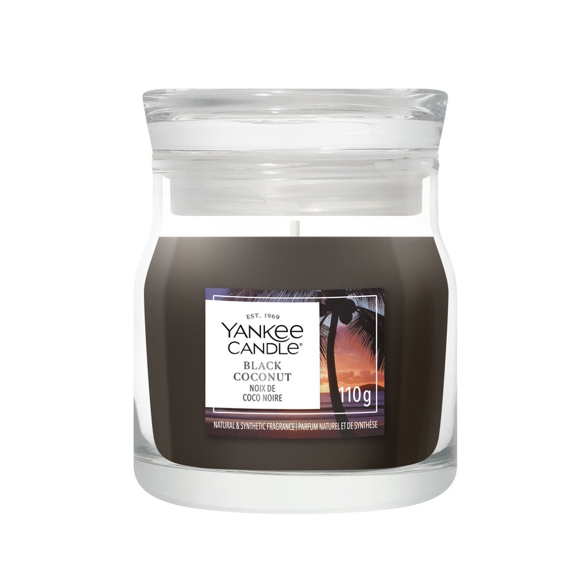 Świeca zapachowa mała Yankee Candle Black Coconut