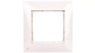 Kontakt Simon Kontakt_Simon Ramka 1-krotna PREMIUM IP20 / IP44 antybakteryjny biały DR1/AB11 - Klawisze i ramki - miniaturka - grafika 1