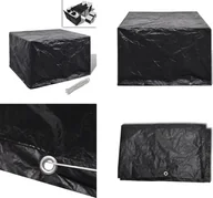 Pokrowce na meble ogrodowe - vidaXL Pokrowiec na meble ogrodowe 8 oczek 113x113x73 cm - Pokrowiec na meble ogrodowe - Pokrowiec ochronny na meble ogrodowe - Plandeka na meble ogrodowe - Maska na meble ogrodowe - miniaturka - grafika 1