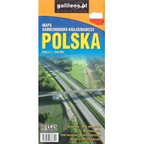 Mapa samochodowa Polska 1:650 000 Nowa - Atlasy i mapy - miniaturka - grafika 1