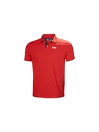 Koszulki męskie - Koszulka HELLY HANSEN OCEAN POLO 2.0 czerwony M - miniaturka - grafika 1