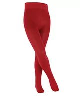 Rajstopy - FALKE Uniseks - dzieci Rajstopy Family K TI Zrównoważona Bawełna grube jednokolorowe 1 Para, Czerwony (Fire 8150), 80-92cm (12-18 miesiące) - miniaturka - grafika 1