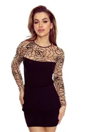 Bluzki damskie - Bluzka Faustine Eldar czarny 2XL - miniaturka - grafika 1