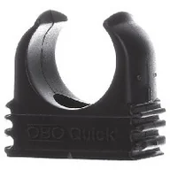 Kanały kablowe - OBO Bettermann Obejma Quick M20 PP czarna RAL 9005 2955 M20 SW 2149563 /100szt./ 2149563 - miniaturka - grafika 1
