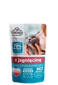 Mokra karma dla kotów - Frendi Frendi kawałki w delikatnym sosie z jagnięciną 24x100g 56525-uniw - miniaturka - grafika 1