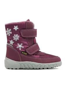 Richter Shoes Kozaki zimowe "Husky" w kolorze fioletowym - Kozaki damskie - miniaturka - grafika 1