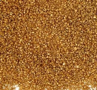 Dodatki do ciast w proszku - KRYSZTAŁKI CUKROWE POSYPKA - złote ciemne - 20g - miniaturka - grafika 1