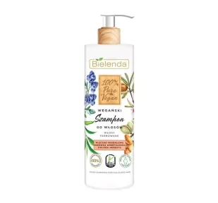 Bielenda Vegan Szampon d/w farbowanych 400g 100% P - Szampony do włosów - miniaturka - grafika 1