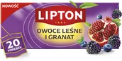 Herbata - Herbata owocowa Lipton Owoce leśne i granat 20 torebek - miniaturka - grafika 1