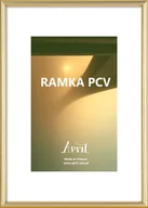 Ramki na zdjęcia - Ramka 15x21 (A5) PCV złota, półbłysk (RA19) - miniaturka - grafika 1
