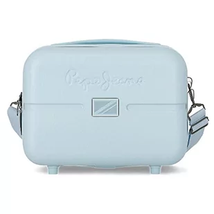 Pepe Jeans Accent Neceser Adaptable Obudowa na messenger Niebieski 29x21x15 cms Sztywny ABS 9,14L 0,84 kg, niebieski, Neceser Adaptable con Bandolera, kosmetyczka z paskiem na ramię - Kosmetyczki, organizery i kuferki - miniaturka - grafika 1