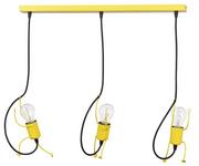 Lampy sufitowe - Emibig Bobi lampa wisząca 3-punktowa żółta 536/3 - miniaturka - grafika 1