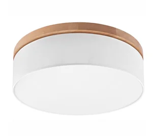 Brilagi - Lampa sufitowa BELLADONNA 3xE27/15W/230V białe/dąb - Lampy sufitowe - miniaturka - grafika 1